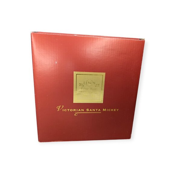 Lenox/Disney Victorian Santa Mickey Mouse Porcelain Figure Original Box 6" Tall - Picture 15 of 16